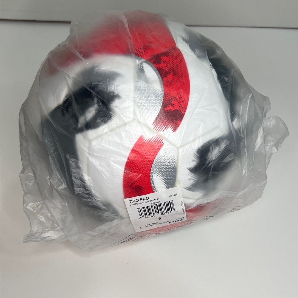Adidas Tiro Pro Ball in Red and Black